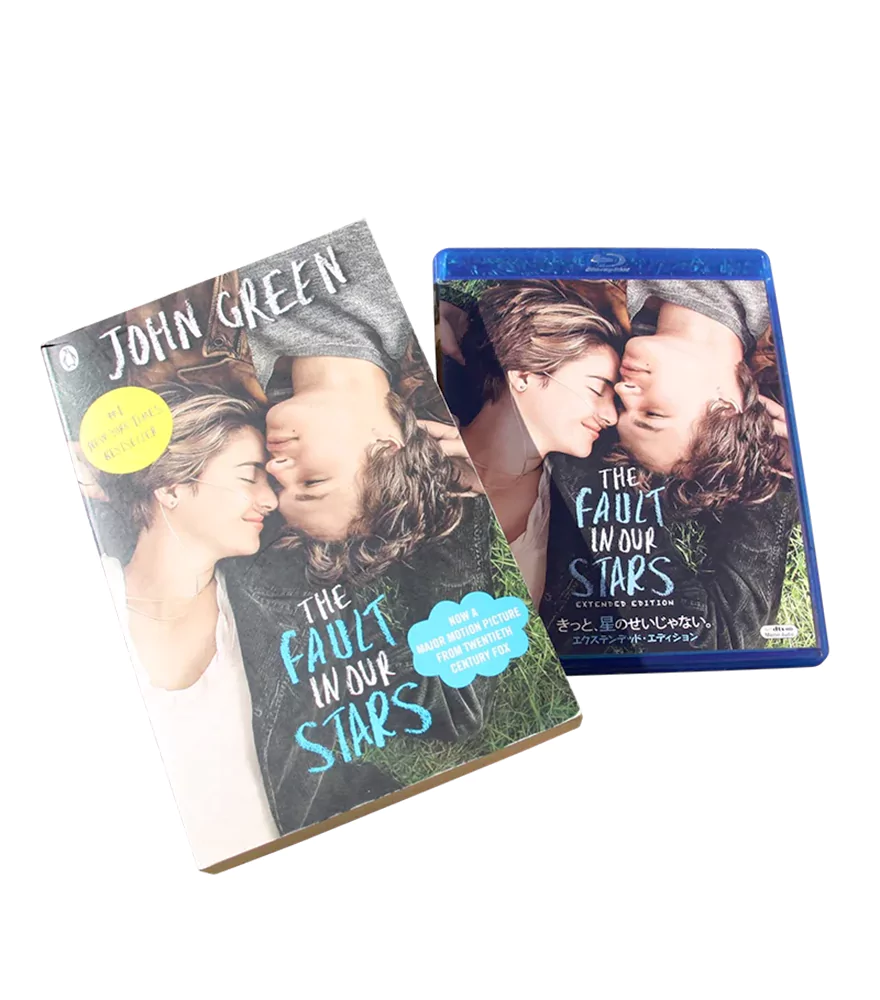 Two book and DVD products clipped out with white background.