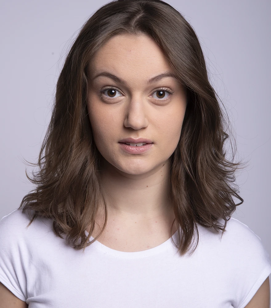 Natural portrait before beauty retouching.