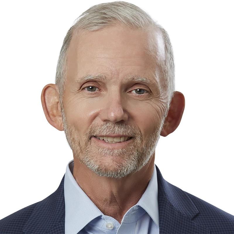 Professionally retouched business headshot with enhanced clarity and even skin tone.