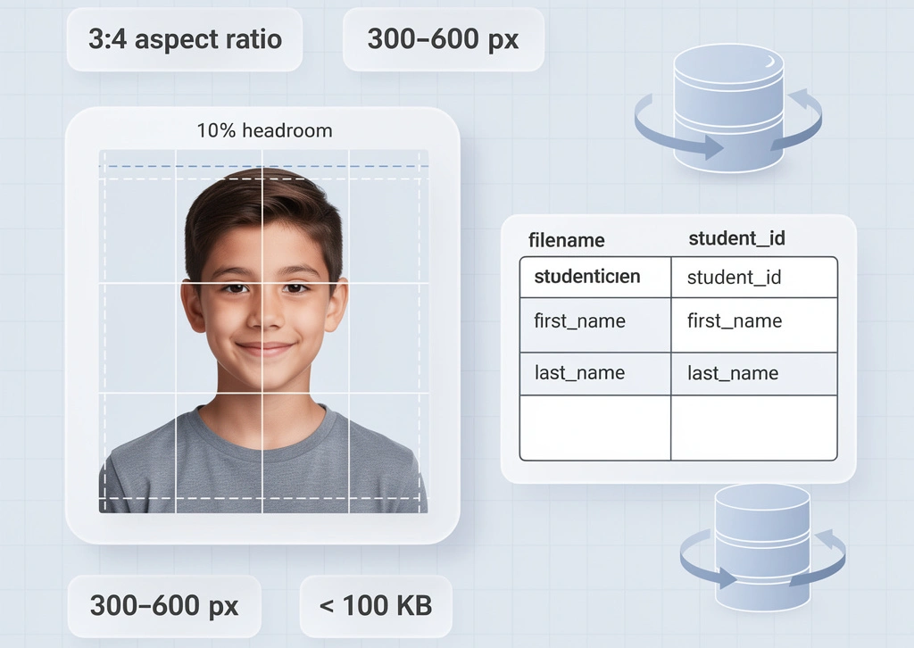 The Technical Guide to SIS-Ready Student ID Photo workflow: Cropping, Resizing and Metadata Standards 1 Student ID Photo workflow guide